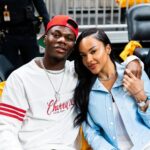 Aurélien Tchouaméni with his girlfriend ♥️