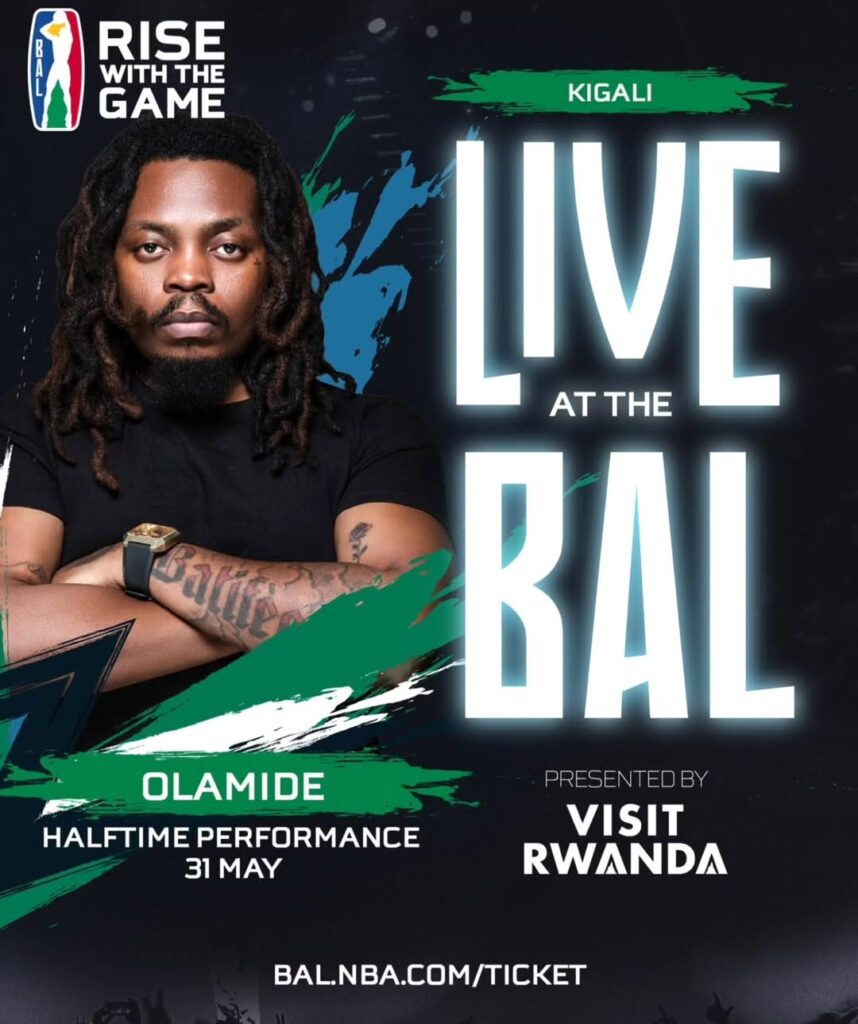 Umuhanzi wo muri Nigeria Olamide yongerewe mu bahanzi bazaririmba mu mikino ya Basketball Afri.heic