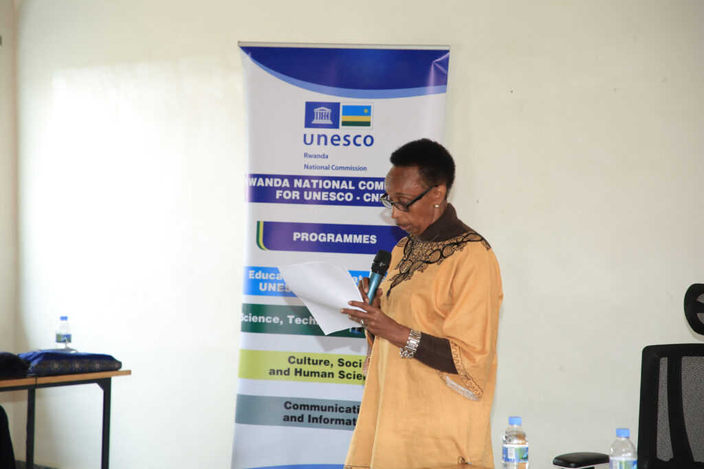 Intara y'Amajyaruguru igiye kwandikwa muri UNESCO nk’ahantu hateye amatsiko abatuye isi 5 Dr Marie Christine Gasingirwa Chairperson of CNRU General Assembly