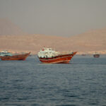Vessels at the Strait of Hormuz