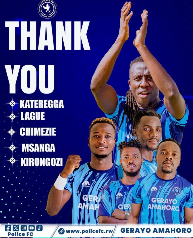 Ikipe ya police yasezereye abakinnyi 5 Allan Katerrega 🇺🇬Byiringiro Lague 🇷🇼David chimezie 🀮jpg