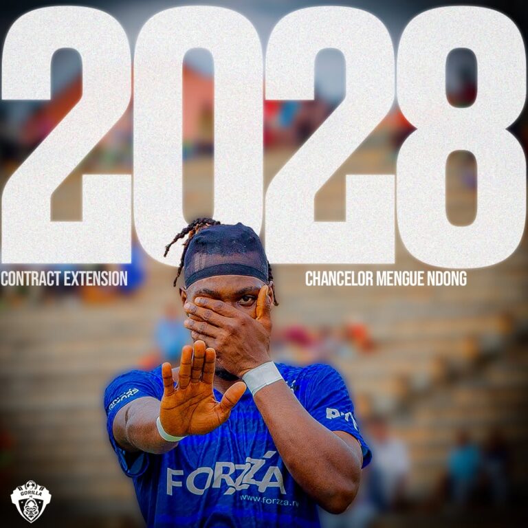 Chancelor Ndong Mengue yongereye amasezerano muri Gorilla 4 𝐇𝐄𝐑𝐄. 𝐓𝐎. 𝐒𝐓𝐀𝐘.🔒🦍Official- Chancelor signs a new contract extension keeping him with